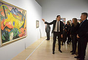 Ausstellung "August Macke und Franz Marc. Eine Künstlerfreundschaft" im Kunstbau Lenbachhaus vom 28.01.-03.05.2015 (©Foto: Ingrid Grossmann)